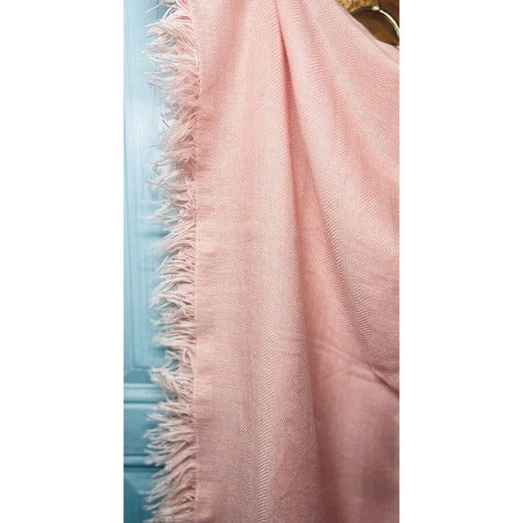 Peach Charming Charlie Luxurious Pashmina With Fringe 77 X 44 - Picture 6 of 6